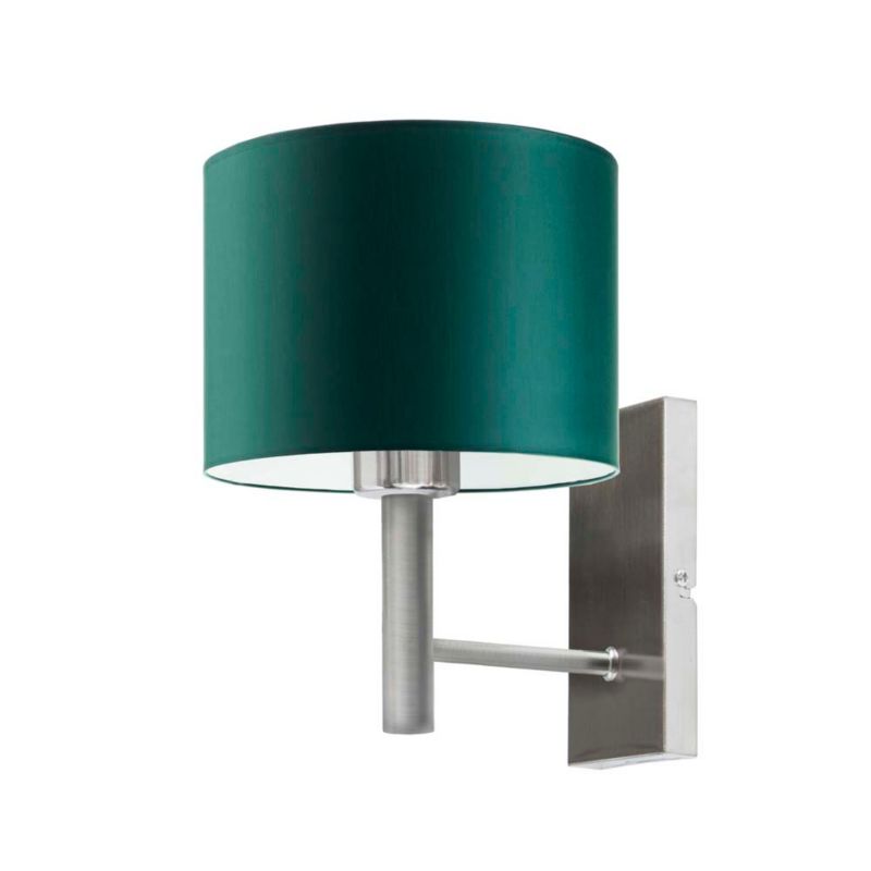 Kinkiet Volta Light Factory Grand Butelkowa zieleń/Stal szczotkowana Abażur 1xE27 1szt.