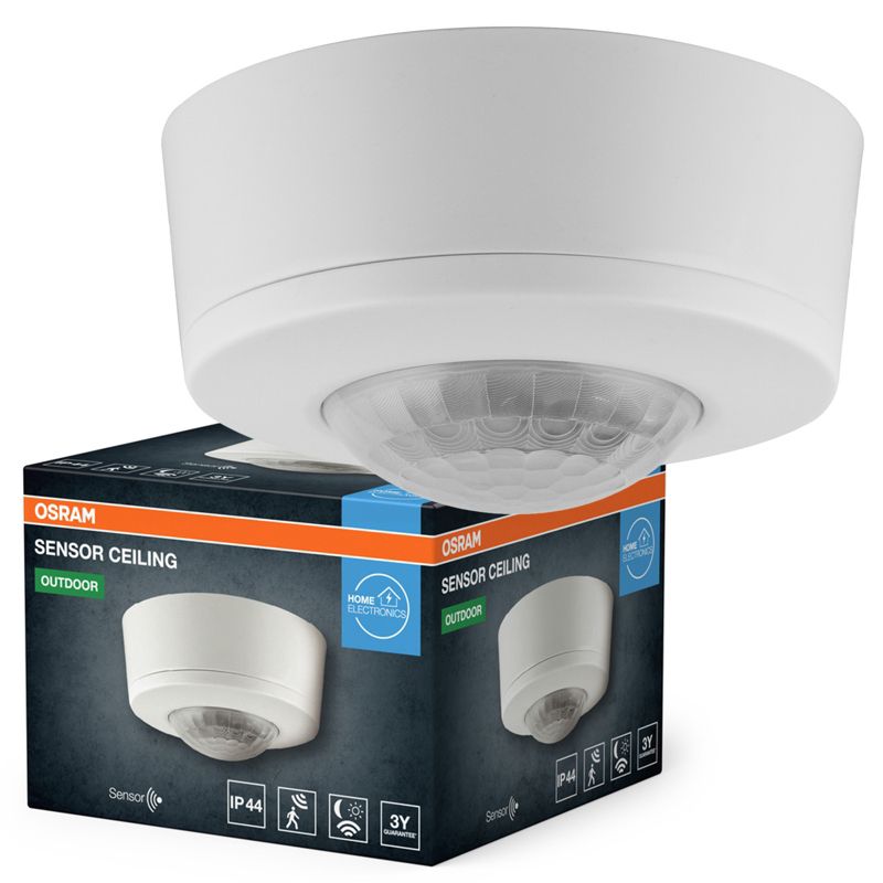 Czujnik Ruchu i Zmierzchu Osram Zewnętrzny LED Biały IP44 1 szt