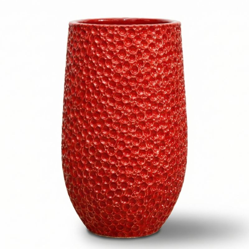 Doniczka ceramiczna Provencelia PARIS szkliwiona mrozoodporna 39 x 63 cm Czerwony 1szt