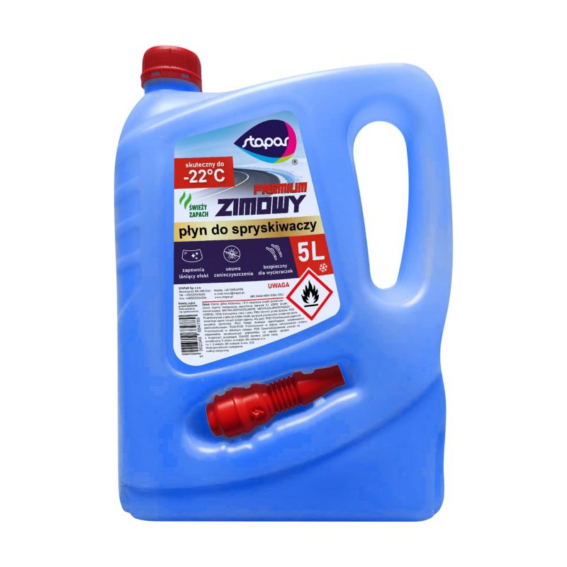 Zimowy płyn do spryskiwaczy -22°C 5l