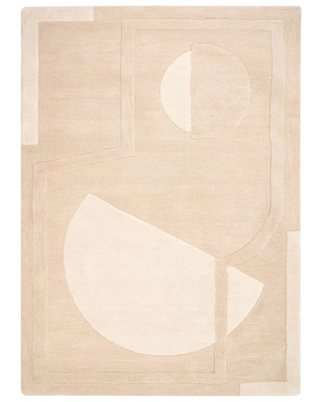 Dywan Gaya Beżowy 160 x 230 cm Wełna 1 szt.