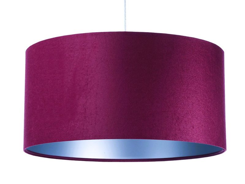 Lampa Bps Koncept wisząca HOME 60 fioletowa/srebrna 1 szt