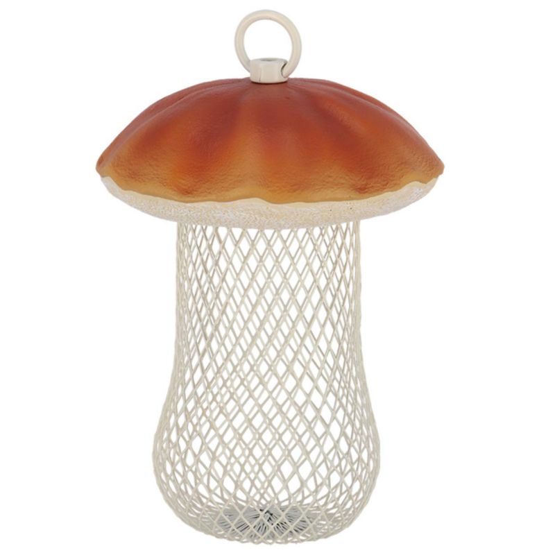 Karmnik dla ptaków Borowik Esschert Design biało brązowy typu silos 17,6 cm 1 szt.