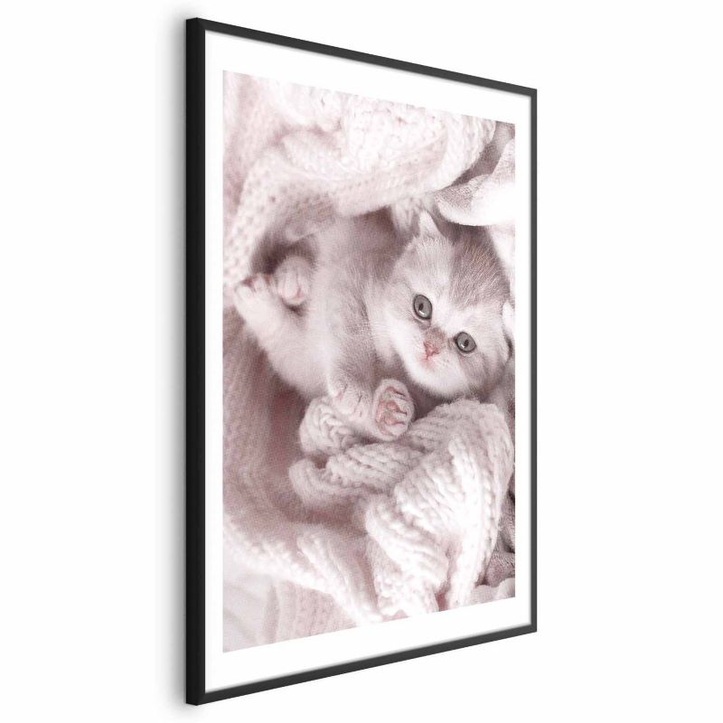 Plakat Artgeist Miłośnik wypoczynku 60x90 cm z ramą czarną 1 szt