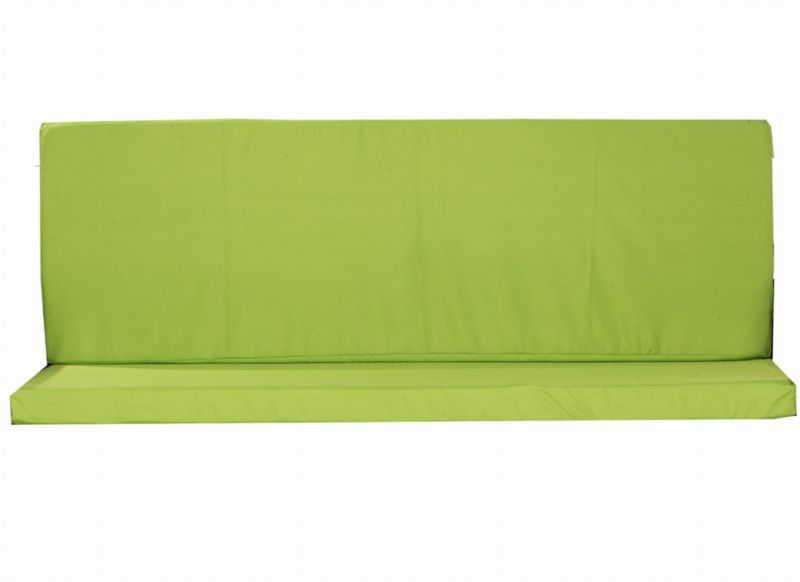 Poduszka ogrodowa na huśtawkę 3-osobową, Setgarden, 120x60x50cm, limonka poduszka ogrdowa na ławkę zdejmowany pokrowiec, 1szt