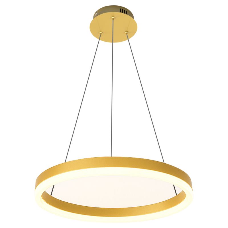 Żyrandol LED XUDO Mundo 22W 3000-6500K pilot ściemnianie złoty wiszący sufitowy 1 szt.