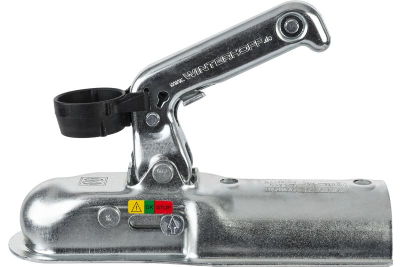 Zaczep kulowy Winterhoff WW8-C do przyczepki 800kg z dyszlem rurowym 70mm 1 szt.