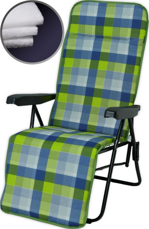 Poduszka AMPO ogrodowa na leżak ogrodowy wielokolorowa 1 szt.