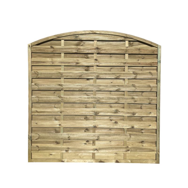 Płot lamelowy łuk Roma 180x180/160 cm 1szt.