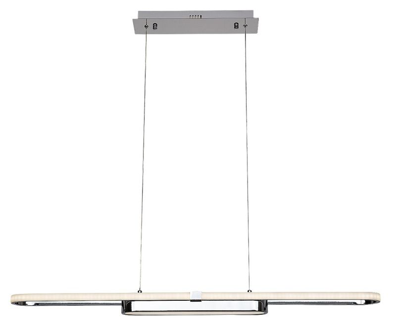 Żyrandol Rabalux Contessa chromowany biały wym: 120 x 100 x 100 cm wbudowany LED 48W 1 szt.