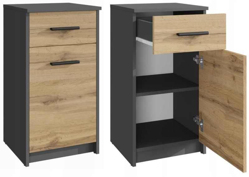 Komoda Matkam szafka bodo 1D1S ufc antracyt-wotan 1 szt.