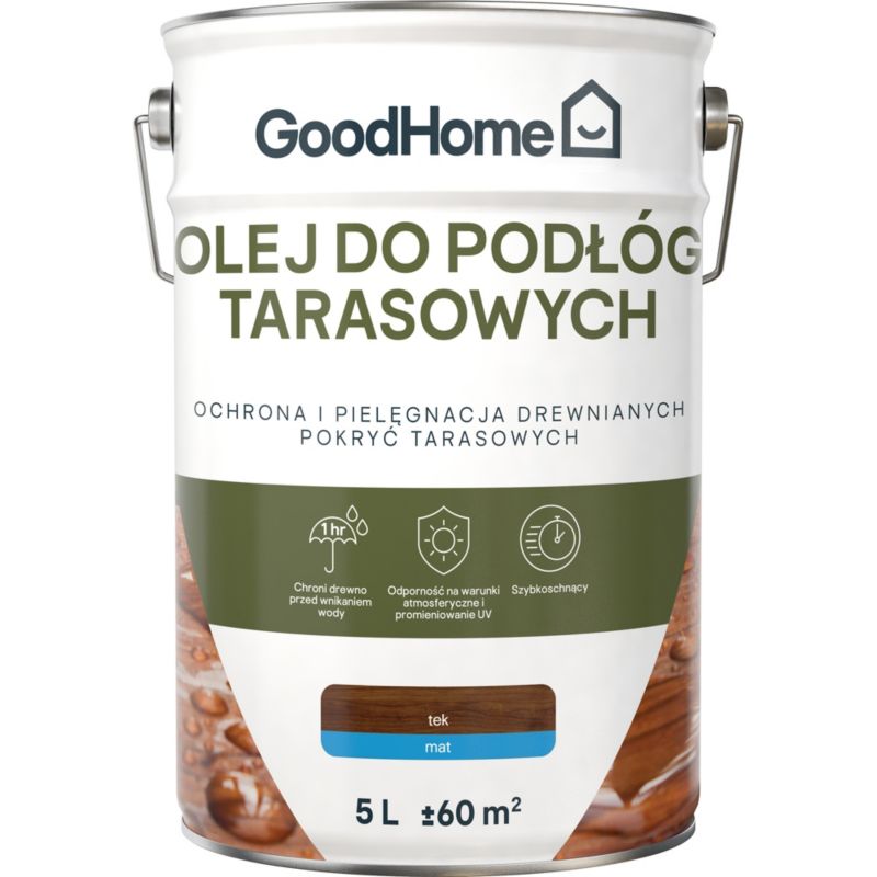 Olej do tarasów GoodHome teak 5 l