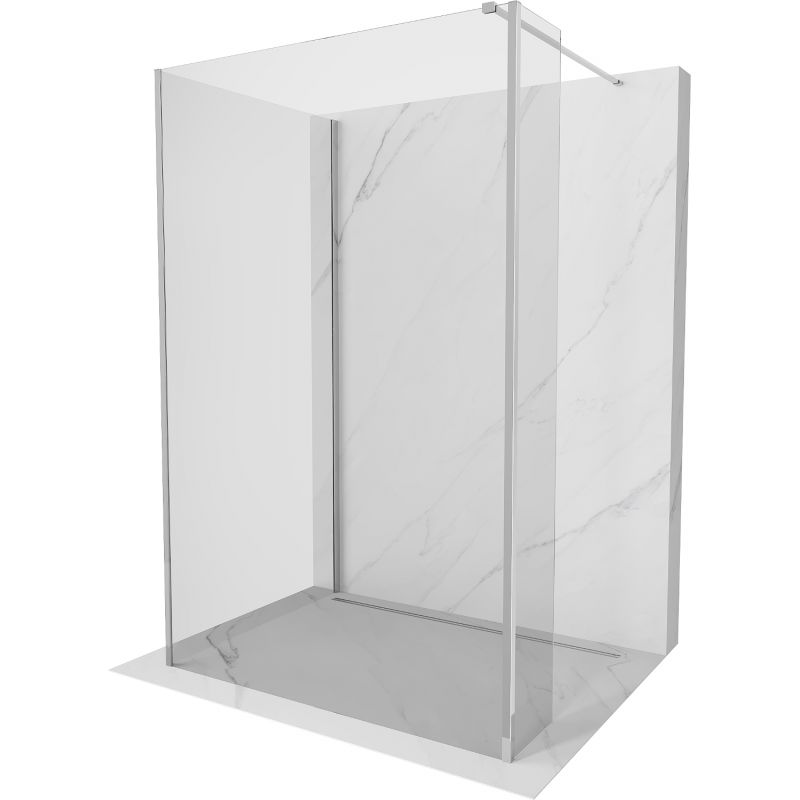 Ścianka prysznicowa Mexen Kioto transparent 120x85x40 cm 3 szt.