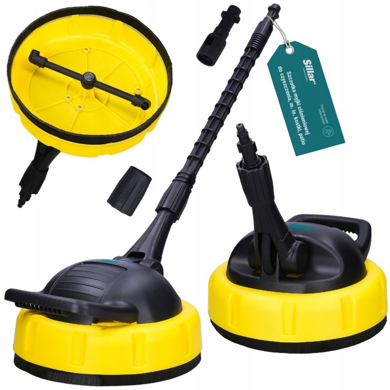 Szczotka do myjki ciśnieniowej, Sillar, obrotowa, zamiennik do Karcher Parkside Lavor, 1szt