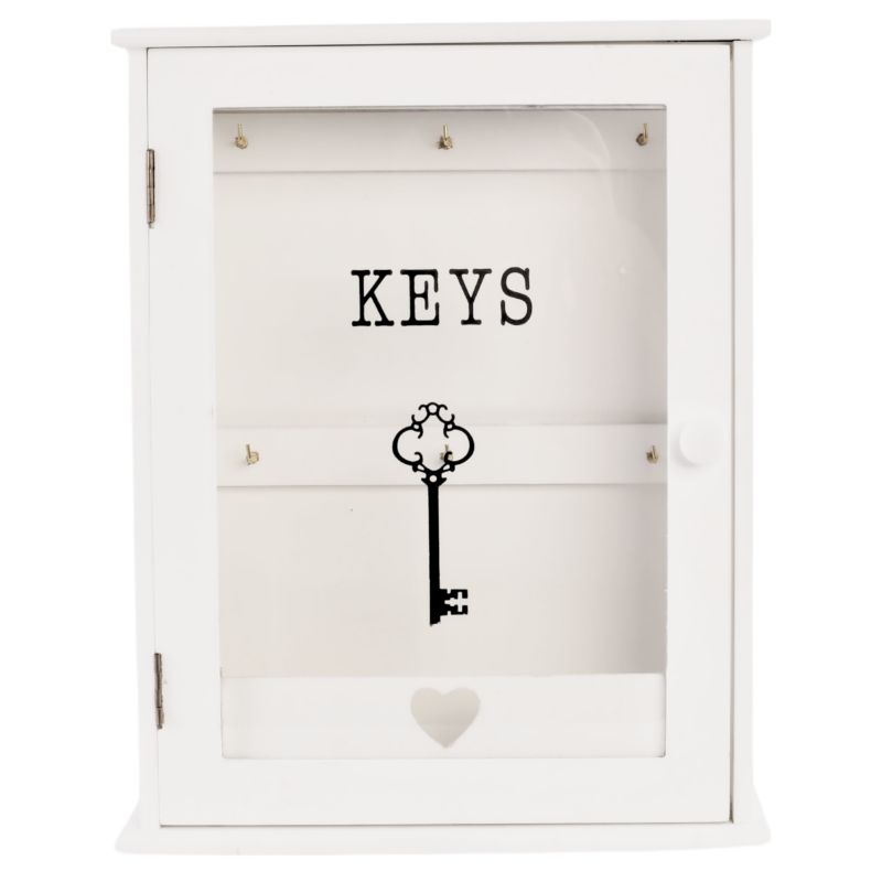 Skrzynka na klucze Direct Home and Garden biała KEYS 1 szt.