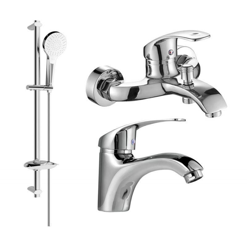 Zestaw wannowy Mexen Fabia chrom 746503DB05-00 1 szt.