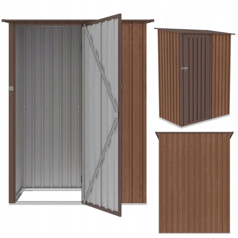 Domek Hardmaister Schowek Ogrodowy Szopa na Narzędzia Kent 143x89cm Metalowy działkę 1 szt