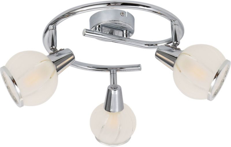 Spot Megan 3 x E14 spirala chrom