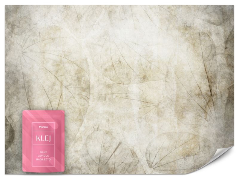 Fototapeta Muralo Liście Beton Abstrakcja 200x140 cm 1szt.