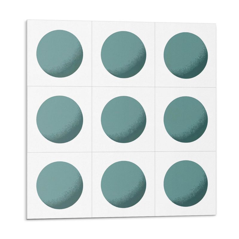 Kafelki samoprzylepne Wallfluent 30x30 cm Siatkowe kształty z okręgami 9 szt.