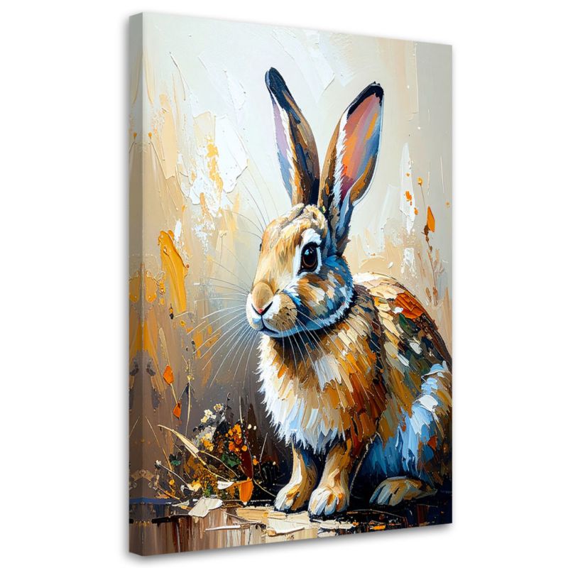 Obraz nowoczesny do salonu kuchni Feeby Królik zwierzę 40x60cm 1szt