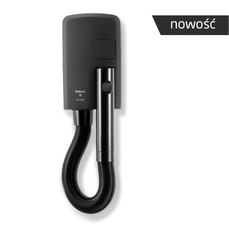 Suszarka hotelowa do włosów FanEco HOTELLO Valera czarna 1200 W 1szt