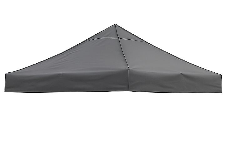 Dach do namiotu handlowego 300cm x 300cm Mocne Namioty Gruby mocny Szary 1 szt.
