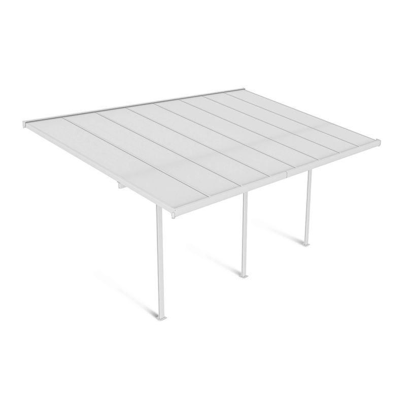 Wiata Hardmaister Ogrodowa ATLANTA 3x5m Poliwęglan Przyścienna Biała 1 szt