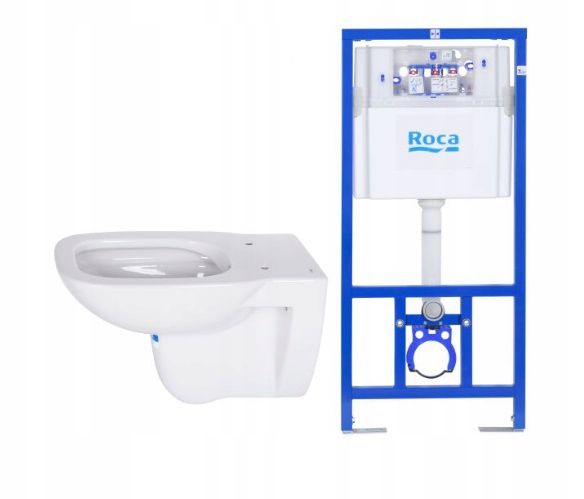 Debba Rimless - zestaw podtynkowy (miska wc podwieszana + stelaż podtynkowy do wc (zabudowa lekka)) 1 szt.