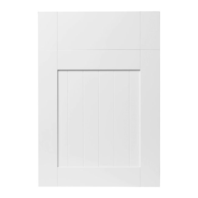 Front kuchenny do szafki z szufladą GoodHome Alpinia 50 cm biały mat