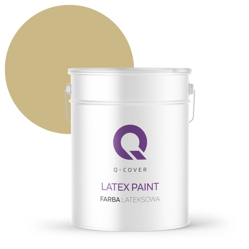 Farba Lateksowa Do Ścian i Sufitów Q-Cover Zgniła zieleń H2348 Głęboki Mat 10L