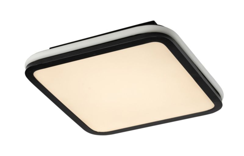 Plafon sufitowy Rabalux Serkan czarno-biały LED 43W 3000K-6500K 2600lm IP20 wym: 7,5 x 35 x 35 cm metal - 1 szt.