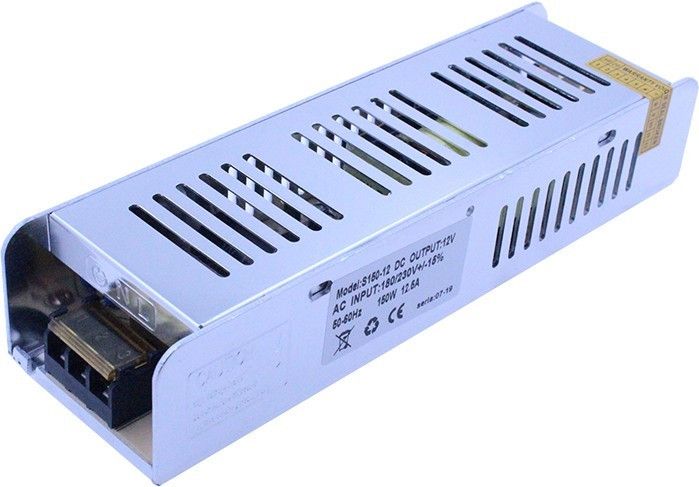 Zasilacz transformator do LED IdeaLED moc 200W output 12V DC stałoprądowy IP20 - 1 szt