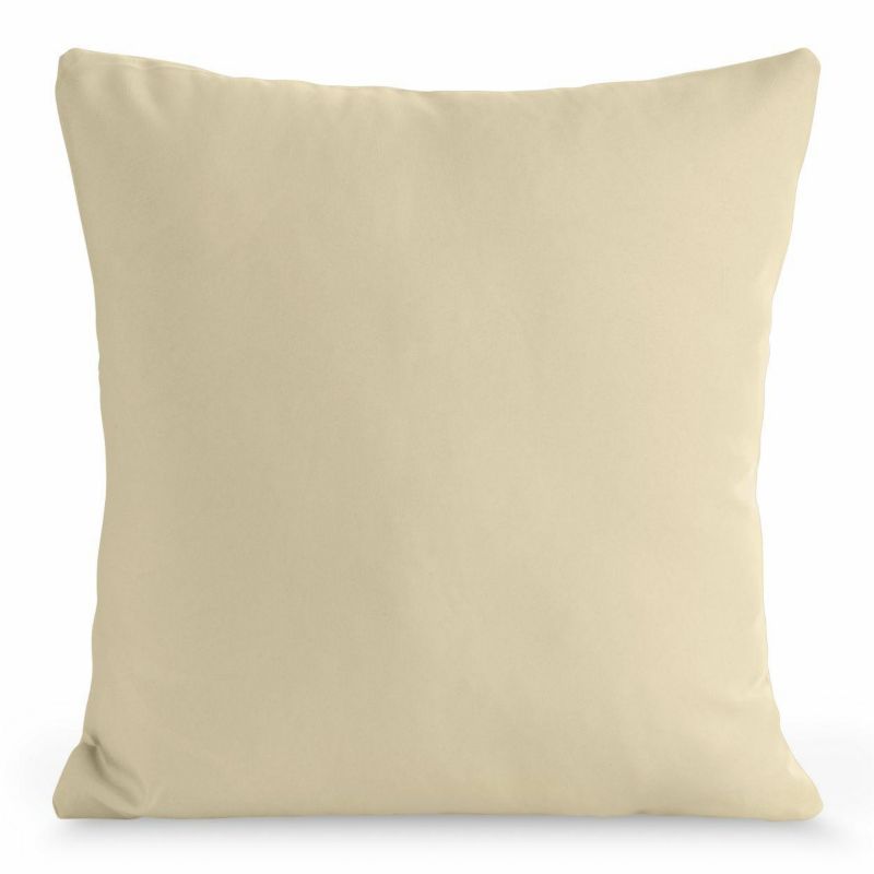 Poszewka ogrodowa Eurofirany 45 x 45 cm z gładkiej tkaniny wodoodpornej beżowa do ogrodu i na taras szt. 1