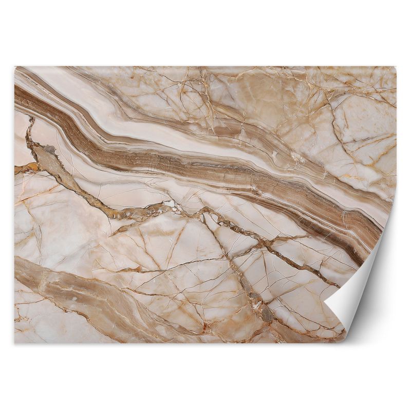 Fototapeta Feeby Brązowy Beżowy Marmur Abstrakcja 200x140 1 szt