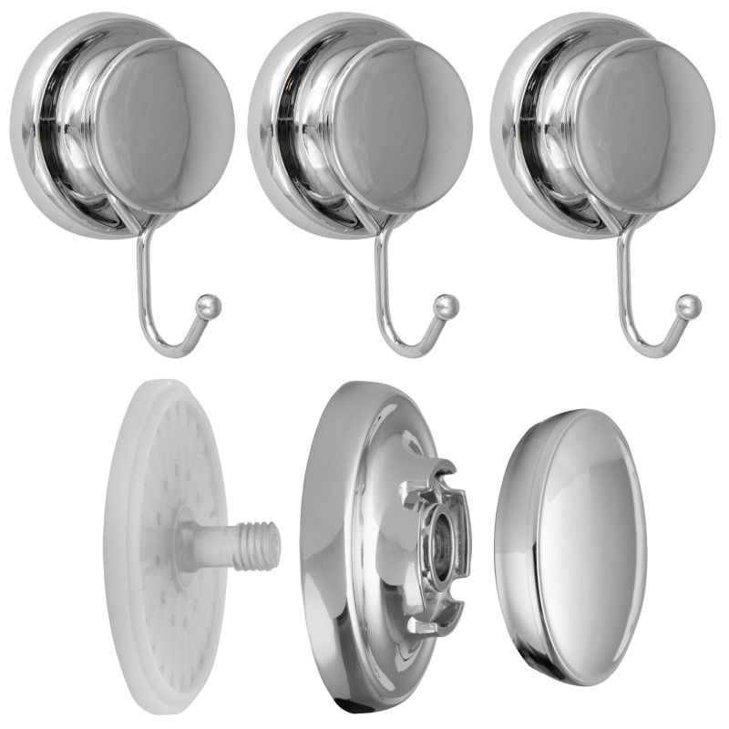 Wieszak łazienkowy GAVI Yoka Home na przyssawkę na ręcznik 3 szt - 1 szt.