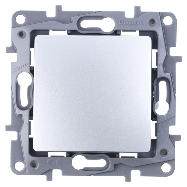 Łącznik schodowy pojedynczy Legrand Niloe aluminium