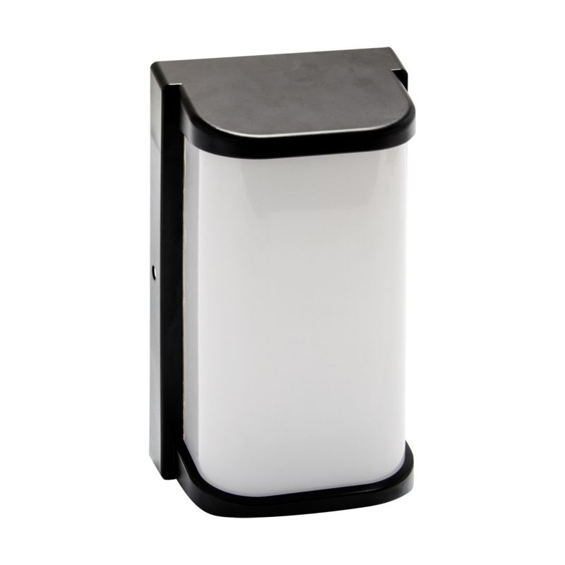 Kinkiet ścienny zewnętrzny Struhm Norton czarno-biały LED 10W 4100K 910lm IP65 wym: 14 x 27 x 9,5 cm tworzywo sztuczne - 1 szt.