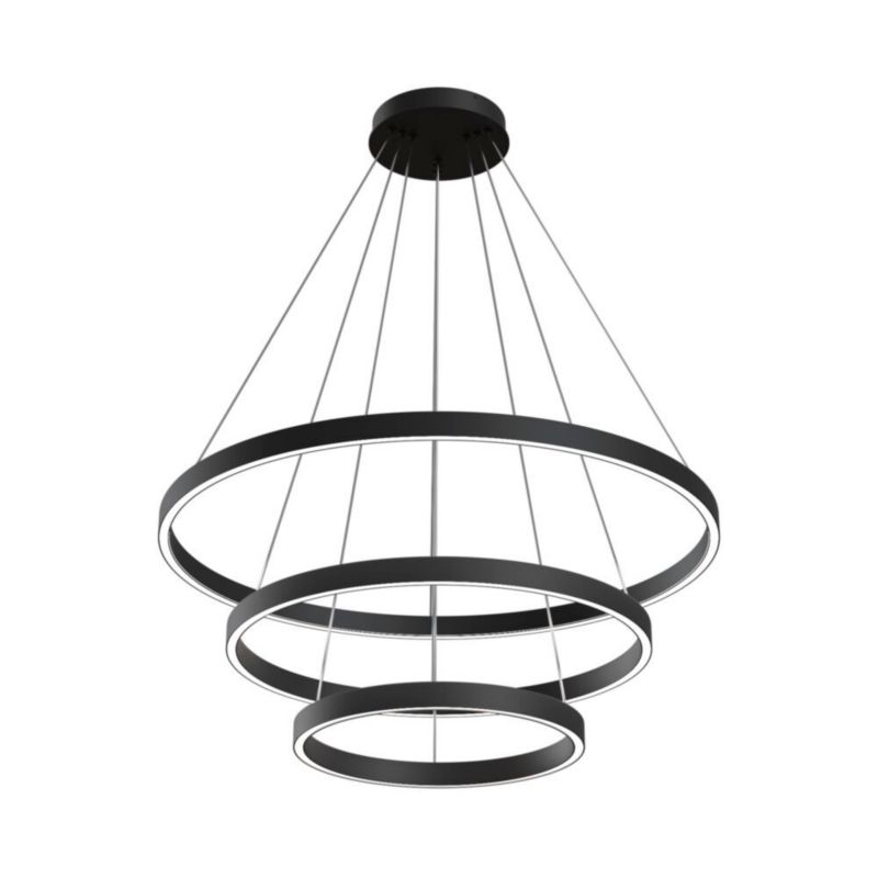 Lampa wisząca Maytoni Rim czarno-biała wym: 120 x 80 x 120 cm wbudowany LED 115W 1 szt.