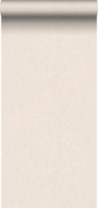 Tapeta Sanders & Sanders lniana tekstura jasny kremowy beż 53 cm x 10 m - 1 rol.