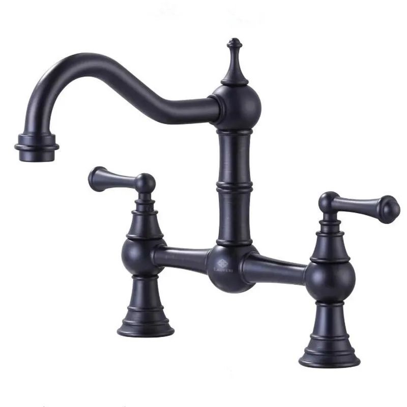 Bateria kuchenna Lauferi CHESTER czarna mosiężna retro styl angielski 1 szt.