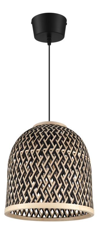 Lampa wisząca GoodHome Watchet 1-punktowa E27 bambus