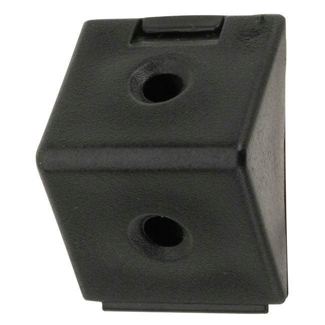 Złącze meblowe Diall pojedyncze czarne 12 szt.