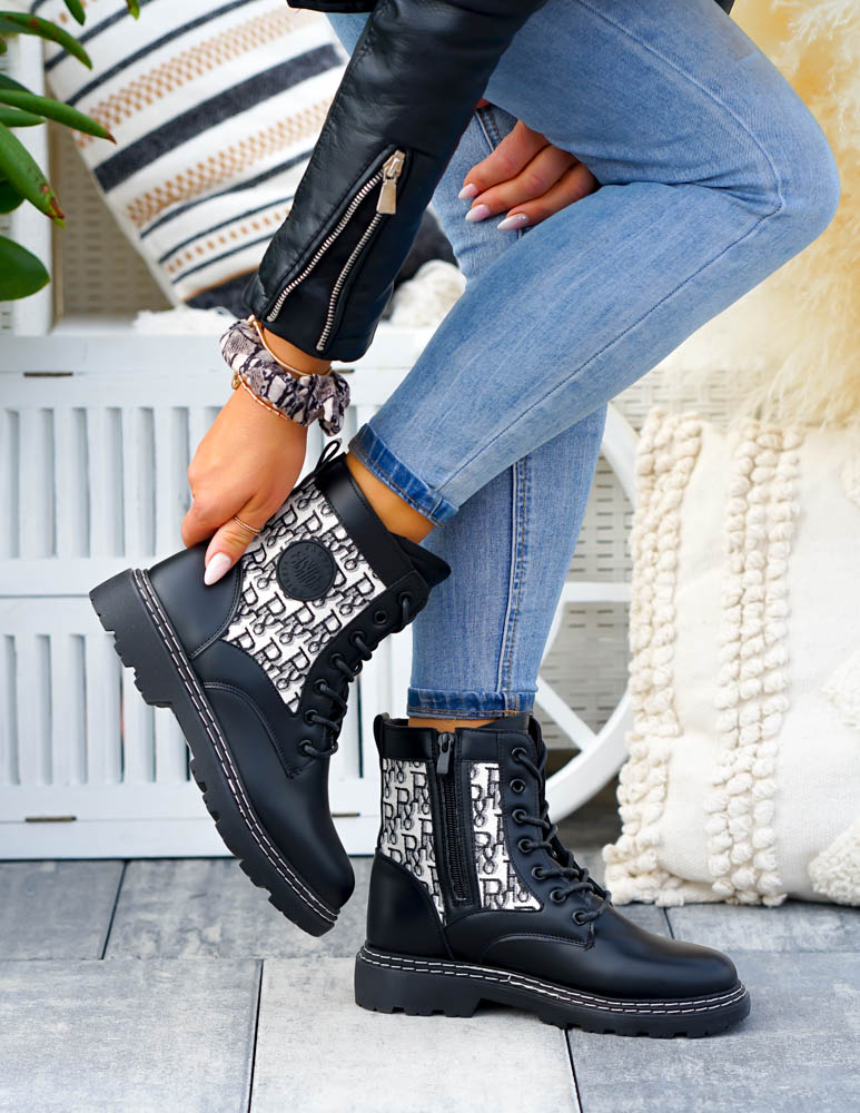 Botki Damskie Glany Workery Solid