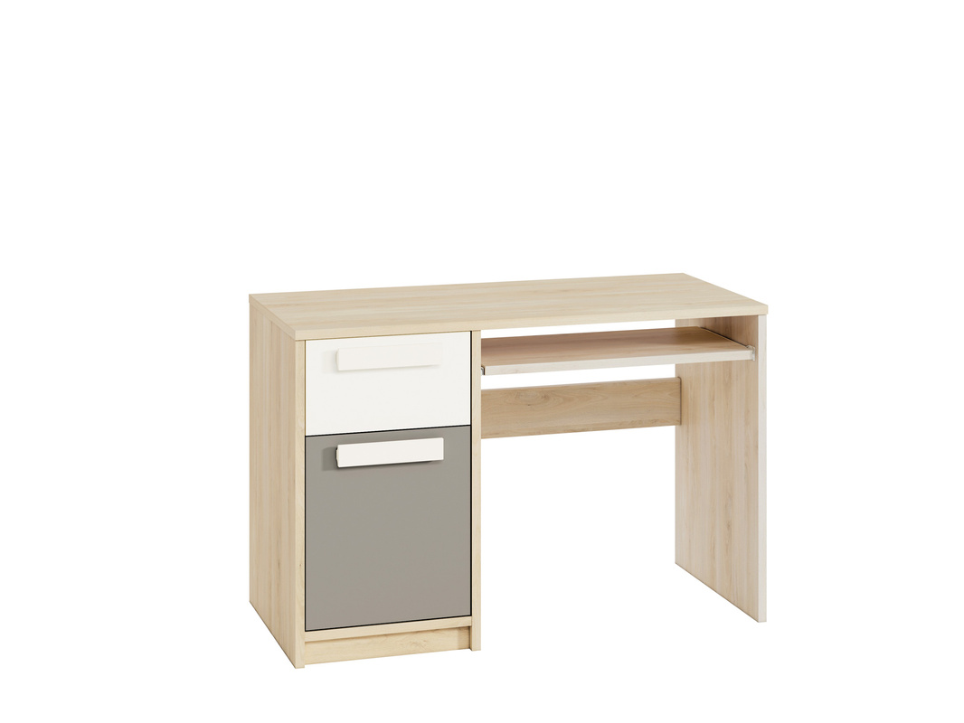 Młodzieżowe biurko z szufladą pod komputer DROP buk fjord