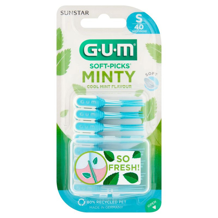 GUM SOFT-PICKS MINTY Małe szczoteczki międzyzębowe, 40 szt