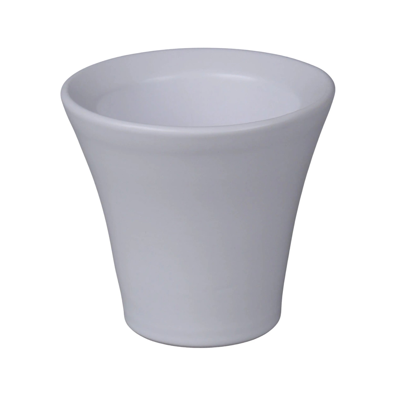 Osłonka Kaktus biała matowa 9 cm - 12 szt.