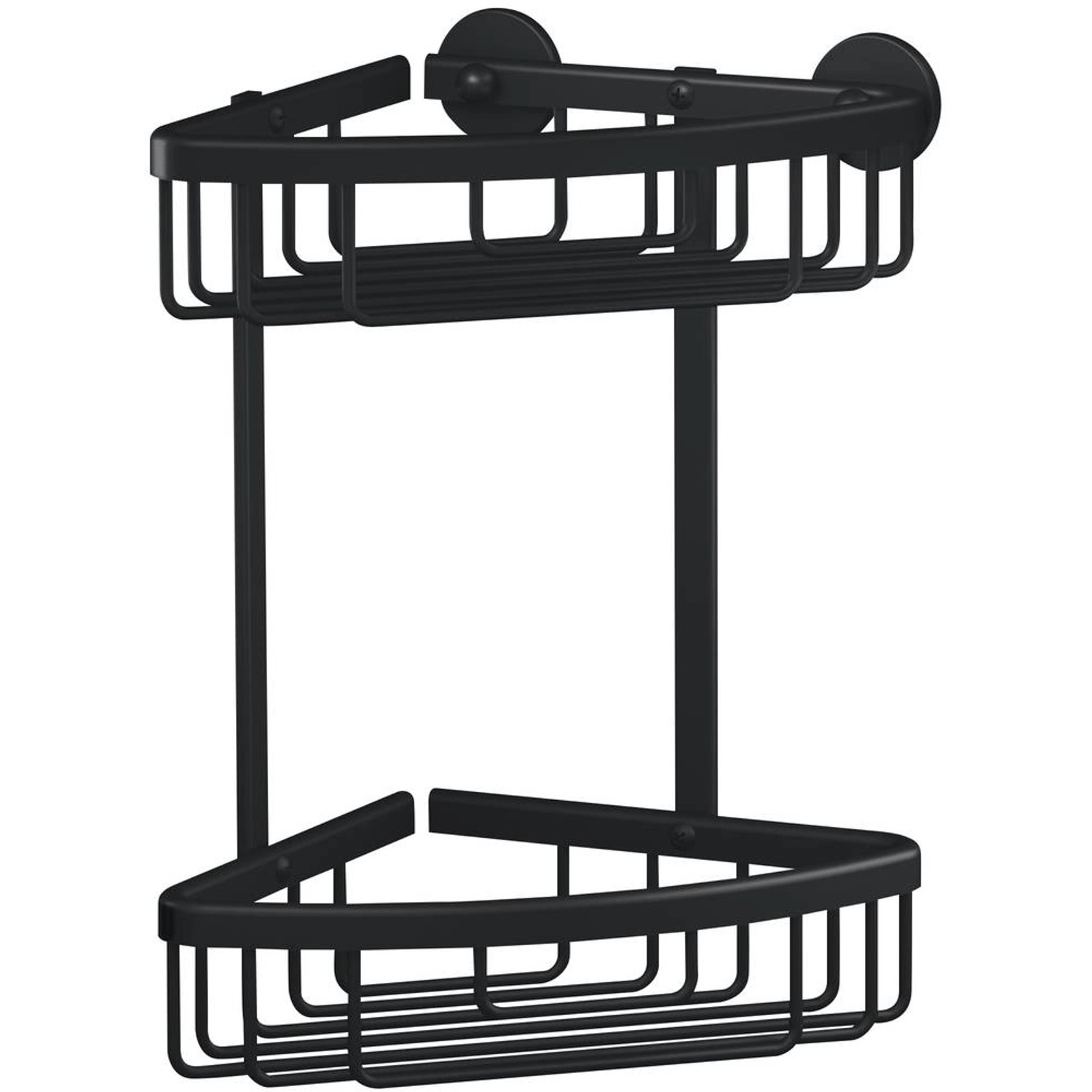 Tesa Półka ALUXX 2P narożna Black