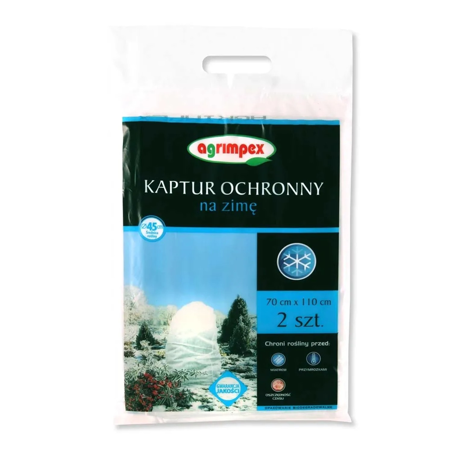 Agrimpex Kaptur ochronny na zimę 70 cm x 110 cm 2 sztuki