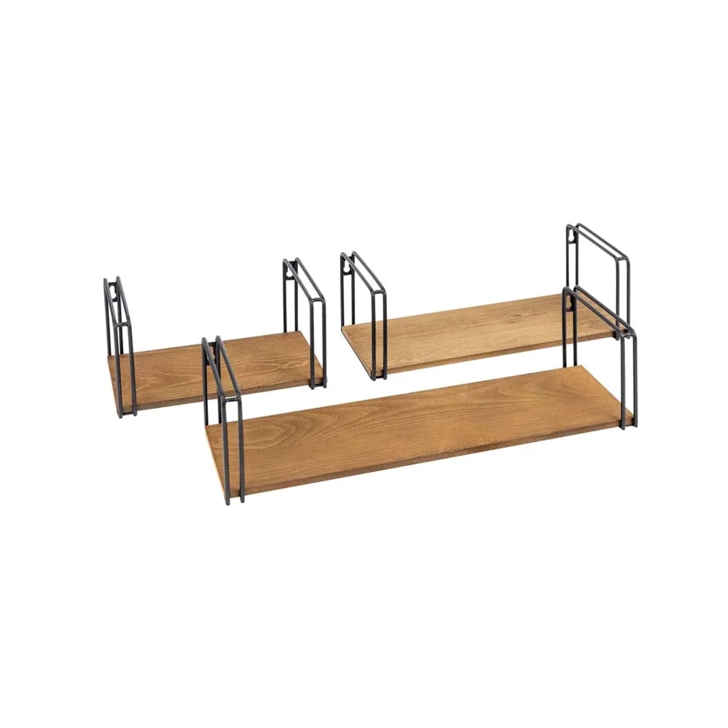 Półki loft zest.3 elementowy 43/33/23 cm